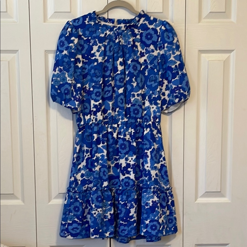 Sugarlips Blue and White Mini Dress Elegant Style